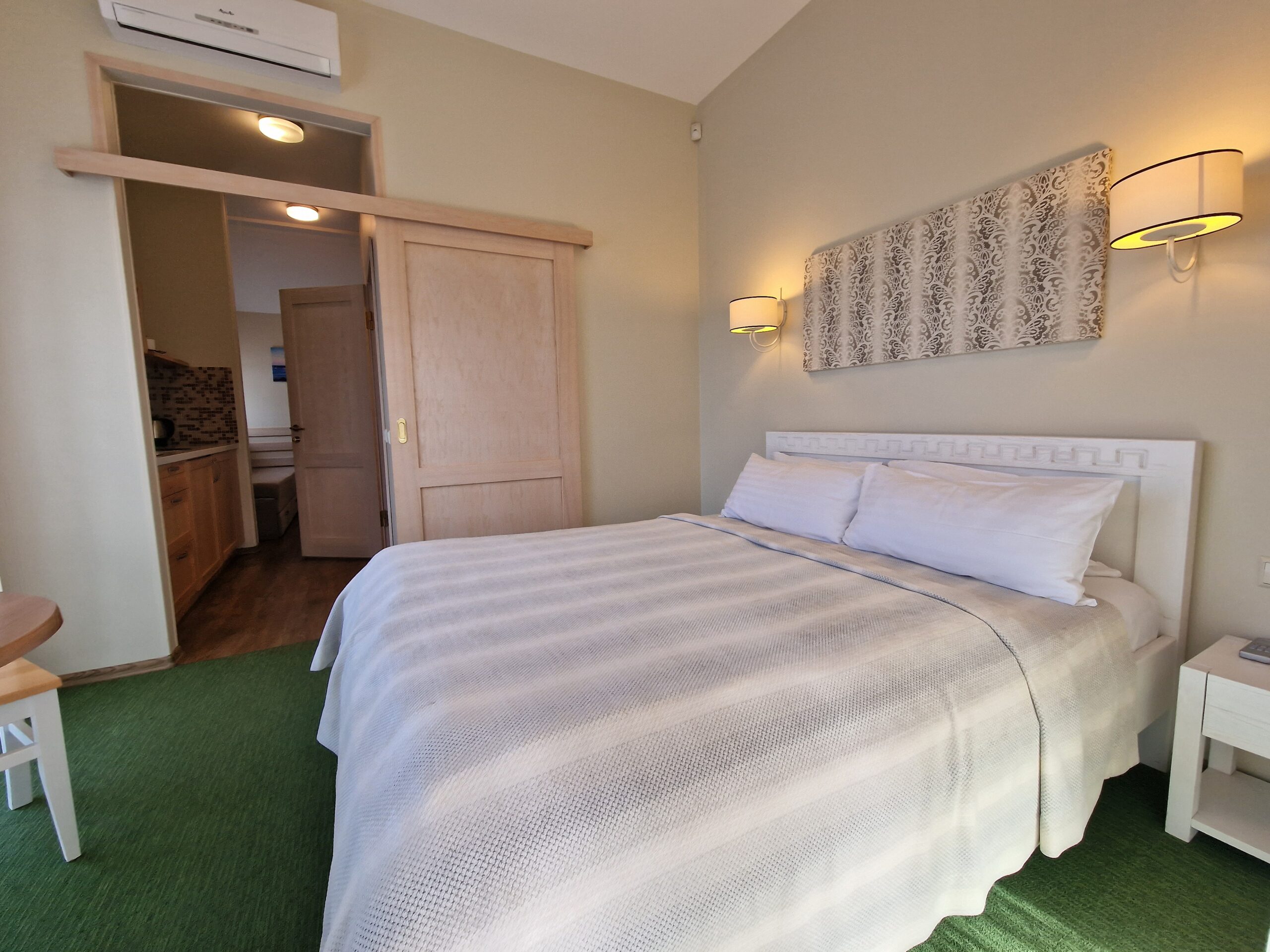 2 kambarių apartamentai su balkonu